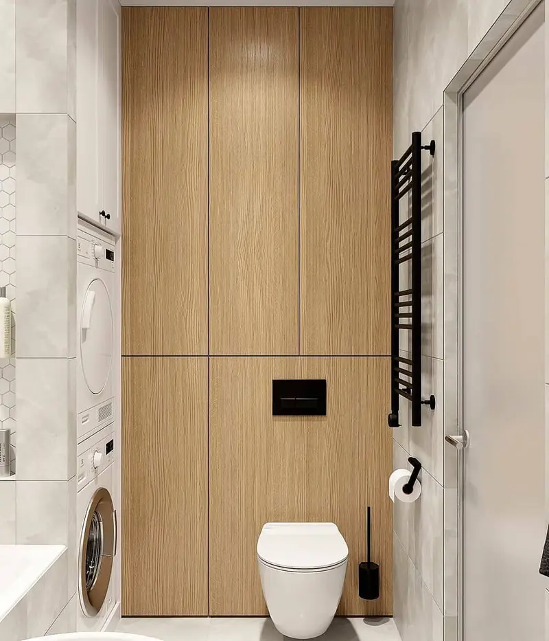 Recently completed bathroom plumbing work